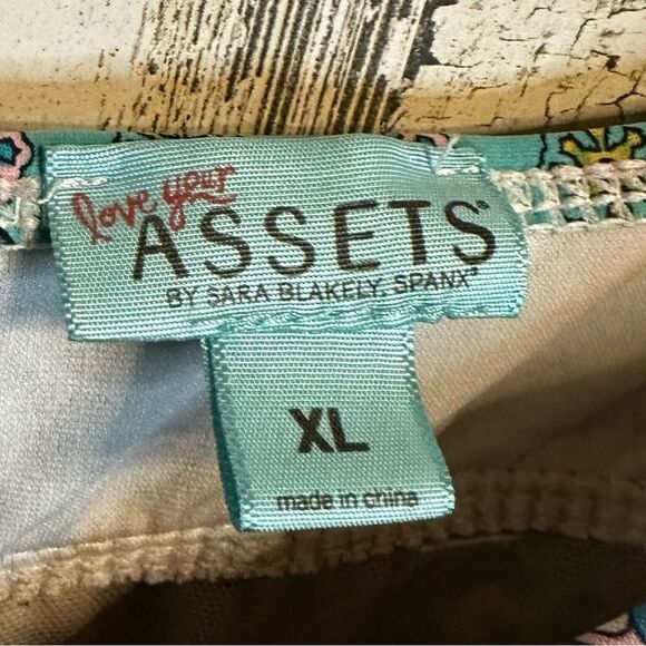 Love Your Assets Sara Blakely by Spanx Blue slimming One Piece Swimsuit size XL - Picture 7 of 7